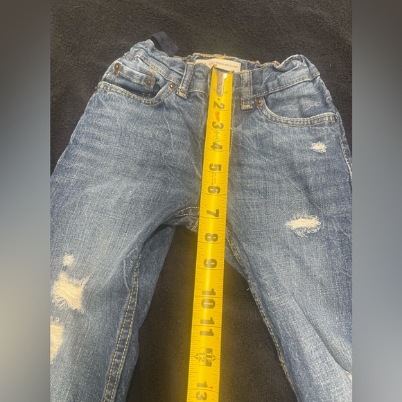 Levi’s Regular Taper Distressed Casual Jeans Kids Boy’s Size 6 Regular - Picture 3 of 9